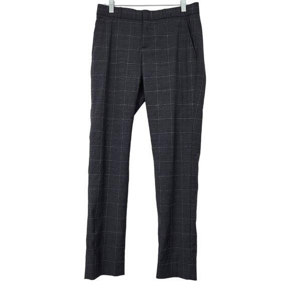 Banana Republic Pants - Banana Republic Women's Size 0 Ryan Window Pane Tapered Leg Dress Pants